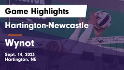 Hartington-Newcastle  vs Wynot  Game Highlights - Sept. 14, 2023