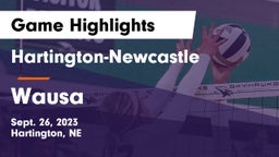 Hartington-Newcastle  vs Wausa  Game Highlights - Sept. 26, 2023