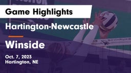 Hartington-Newcastle  vs Winside  Game Highlights - Oct. 7, 2023