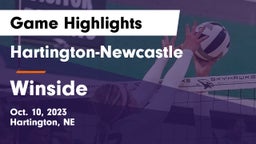 Hartington-Newcastle  vs Winside  Game Highlights - Oct. 10, 2023