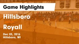 Hillsboro  vs Royall  Game Highlights - Dec 03, 2016