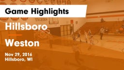 Hillsboro  vs Weston Game Highlights - Nov 29, 2016