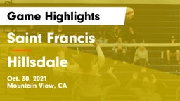 Saint Francis  vs Hillsdale  Game Highlights - Oct. 30, 2021