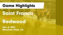 Saint Francis  vs Redwood  Game Highlights - Oct. 8, 2022