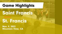 Saint Francis  vs St. Francis  Game Highlights - Nov. 9, 2022