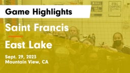 Saint Francis  vs East Lake Game Highlights - Sept. 29, 2023
