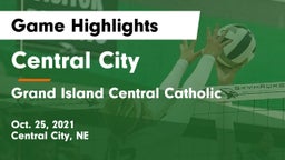 Central City  vs Grand Island Central Catholic Game Highlights - Oct. 25, 2021