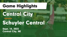 Central City  vs Schuyler Central  Game Highlights - Sept. 14, 2023