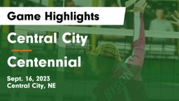 Central City  vs Centennial  Game Highlights - Sept. 16, 2023