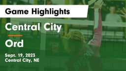 Central City  vs Ord  Game Highlights - Sept. 19, 2023