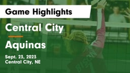 Central City  vs Aquinas  Game Highlights - Sept. 23, 2023