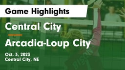 Central City  vs Arcadia-Loup City  Game Highlights - Oct. 3, 2023