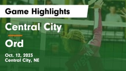 Central City  vs Ord  Game Highlights - Oct. 12, 2023