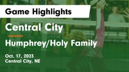 Central City  vs Humphrey/Holy Family  Game Highlights - Oct. 17, 2023