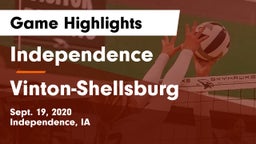 Independence  vs Vinton-Shellsburg  Game Highlights - Sept. 19, 2020