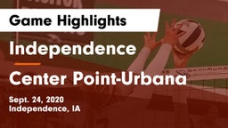 Independence  vs Center Point-Urbana  Game Highlights - Sept. 24, 2020