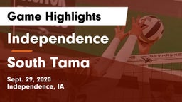 Independence  vs South Tama Game Highlights - Sept. 29, 2020