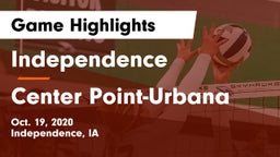 Independence  vs Center Point-Urbana  Game Highlights - Oct. 19, 2020