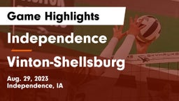 Independence  vs Vinton-Shellsburg  Game Highlights - Aug. 29, 2023