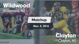 Matchup: Wildwood  vs. Clayton  2016