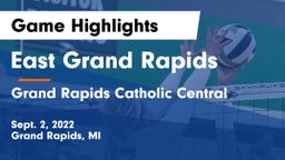 East Grand Rapids  vs Grand Rapids Catholic Central  Game Highlights - Sept. 2, 2022