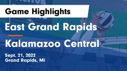 East Grand Rapids  vs Kalamazoo Central  Game Highlights - Sept. 21, 2022