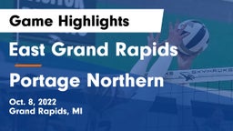 East Grand Rapids  vs Portage Northern  Game Highlights - Oct. 8, 2022