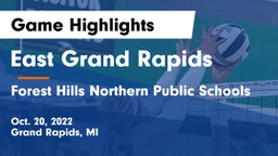 East Grand Rapids  vs Forest Hills Northern Public Schools Game Highlights - Oct. 20, 2022