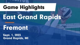 East Grand Rapids  vs Fremont  Game Highlights - Sept. 1, 2023