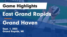 East Grand Rapids  vs Grand Haven  Game Highlights - Sept. 1, 2023