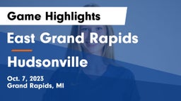 East Grand Rapids  vs Hudsonville  Game Highlights - Oct. 7, 2023