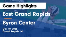 East Grand Rapids  vs Byron Center  Game Highlights - Oct. 10, 2023