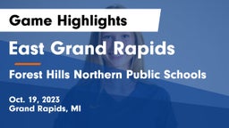 East Grand Rapids  vs Forest Hills Northern Public Schools Game Highlights - Oct. 19, 2023