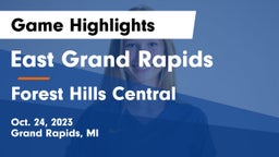East Grand Rapids  vs Forest Hills Central  Game Highlights - Oct. 24, 2023