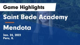 Saint Bede Academy vs Mendota  Game Highlights - Jan. 24, 2022