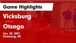Vicksburg  vs Otsego  Game Highlights - Jan. 28, 2022