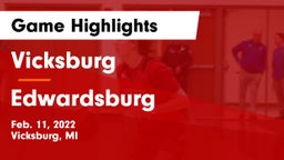 Vicksburg  vs Edwardsburg  Game Highlights - Feb. 11, 2022