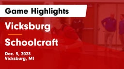 Vicksburg  vs Schoolcraft  Game Highlights - Dec. 5, 2023