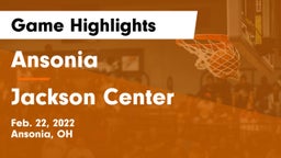 Ansonia  vs Jackson Center Game Highlights - Feb. 22, 2022