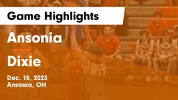 Ansonia  vs Dixie  Game Highlights - Dec. 15, 2023
