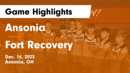 Ansonia  vs Fort Recovery  Game Highlights - Dec. 16, 2023