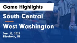 South Central  vs West Washington  Game Highlights - Jan. 13, 2024