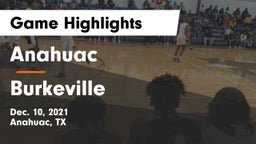 Anahuac  vs Burkeville  Game Highlights - Dec. 10, 2021