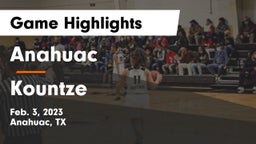 Anahuac  vs Kountze  Game Highlights - Feb. 3, 2023