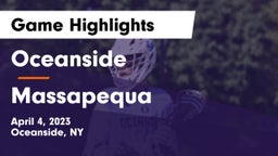 Oceanside  vs Massapequa  Game Highlights - April 4, 2023