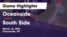 Oceanside  vs South Side  Game Highlights - March 18, 2024