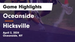 Oceanside  vs Hicksville  Game Highlights - April 2, 2024