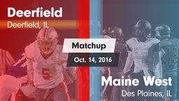 Matchup: Deerfield High vs. Maine West  2016