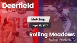 Matchup: Deerfield High vs. Rolling Meadows  2017