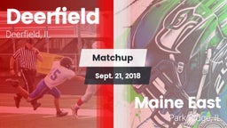 Matchup: Deerfield High vs. Maine East  2018